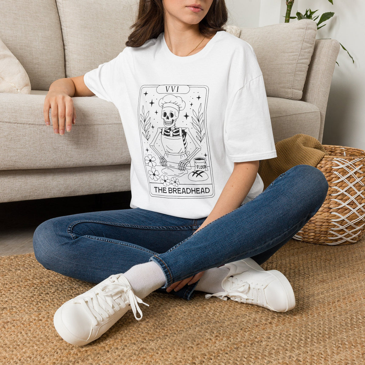 T-Shirt — 'The Breadhead' Skeleton Tarot Design (VVI)