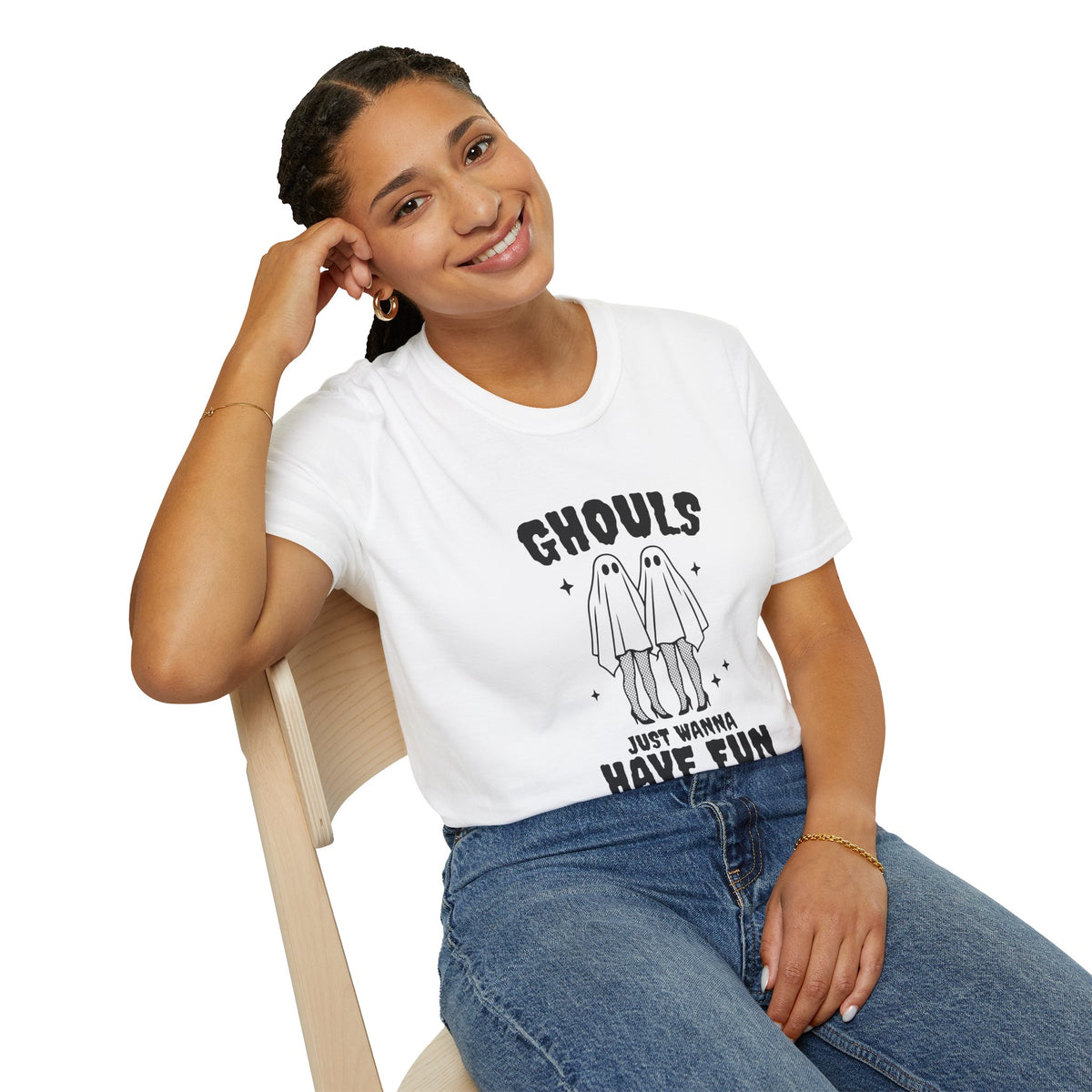 Ghouls Just Wanna Have Fun T-Shirt — Cute Halloween Ghost Tee