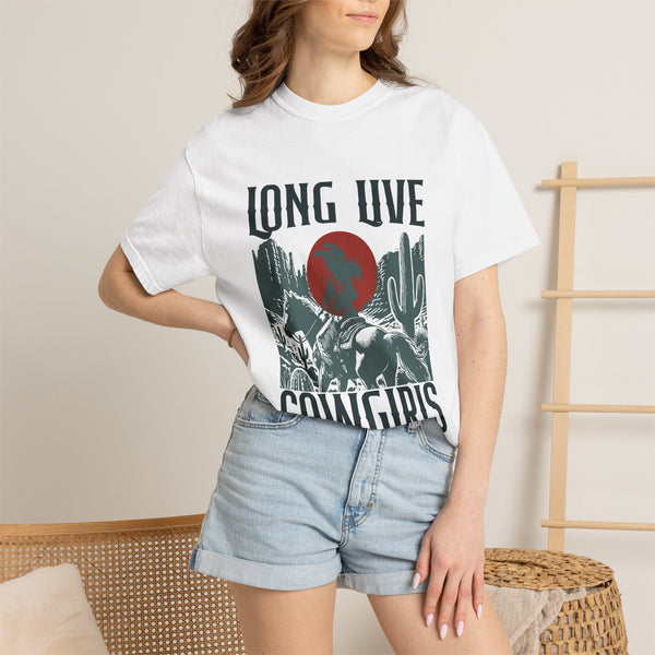 Long Live Cowgirls Graphic T-Shirt — Western Rodeo Desert Sunset Tee