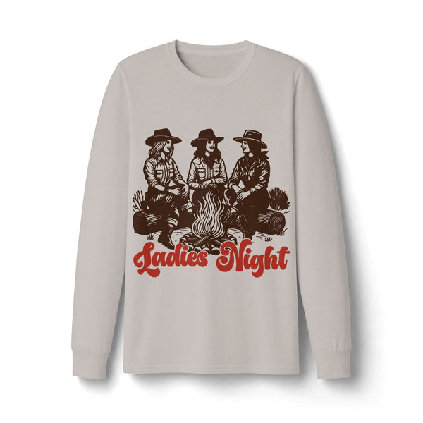 Ladies Night Campfire Long Sleeve Tee