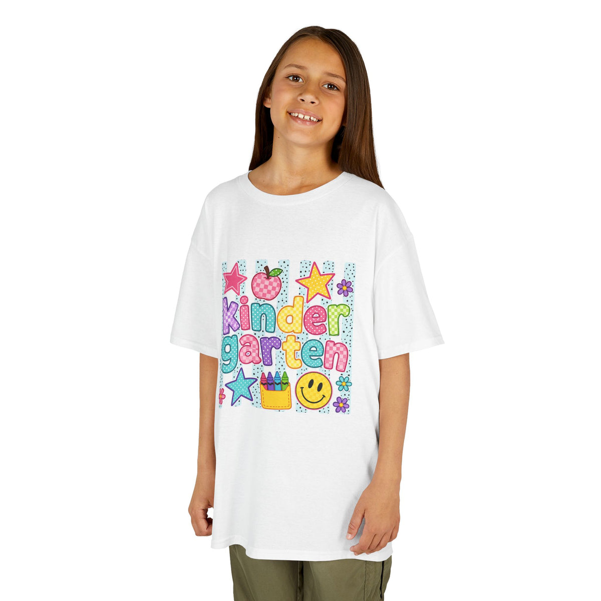 Kindergarten Kids T‑Shirt — Colorful First Day School Tee