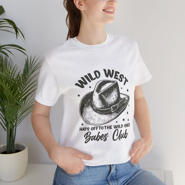 Wild West Babes Club Tee — Vintage Cowboy Hat Graphic T-Shirt